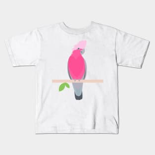 Galah pink parrot Kids T-Shirt